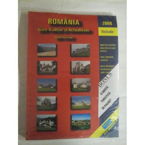 ROMANIA Intre Traditie si Actualitate Ghid Turistic (Bonus o harta turistica in pachet) (carte sigilata) ROMANIA Intre Traditie si Actualitate Ghid Turistic (Bonus o harta turistica in pachet) (carte sigilata)